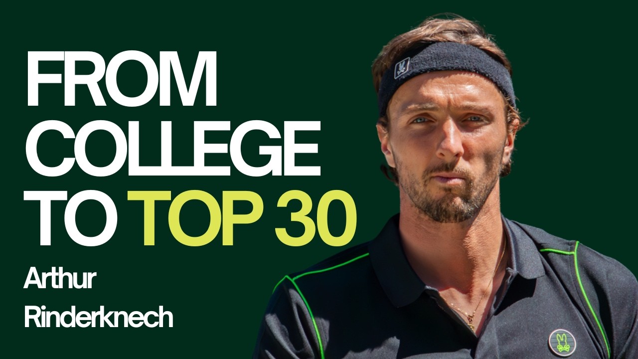 He Quit Pro Tennis at 18, Went to College in America & Reached ATP Top 30 at 29 | Arthur Rinderknech