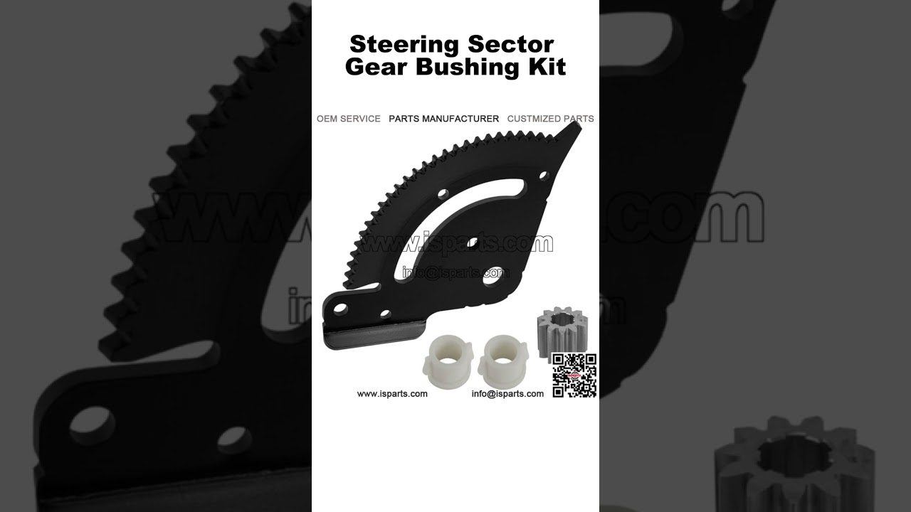 Caltric Steering Sector Gear & Bushing Kit For John Deere S160 S170 S180 S220 S240 Lawn Tractor