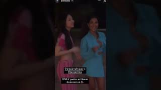 Jennie dancing at Jacquemus party event in Hawaii + Jhene Aiko #blackpink #jennie #jenniekim