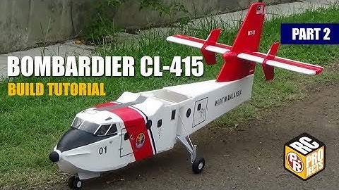 Bombardier CL-415 RC Plane Build Video Part 2