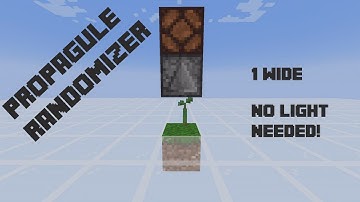 Propagule Randomizer Minecraft (Now Featuring 16 bit randomizer and Maze)