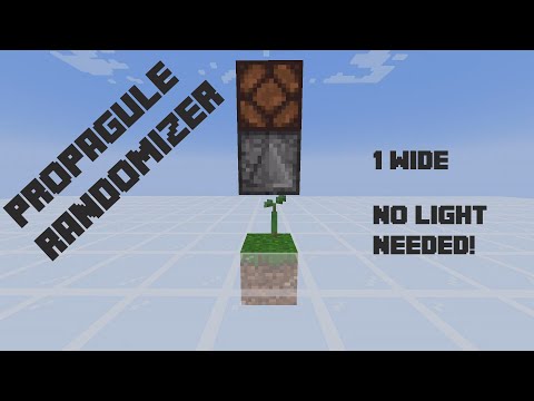 Propagule Randomizer Minecraft (Now Featuring 16 bit randomizer and Maze)
