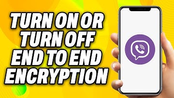How To Turn on or Turn off end to end Encryption on Viber (2025) - Quick Fix