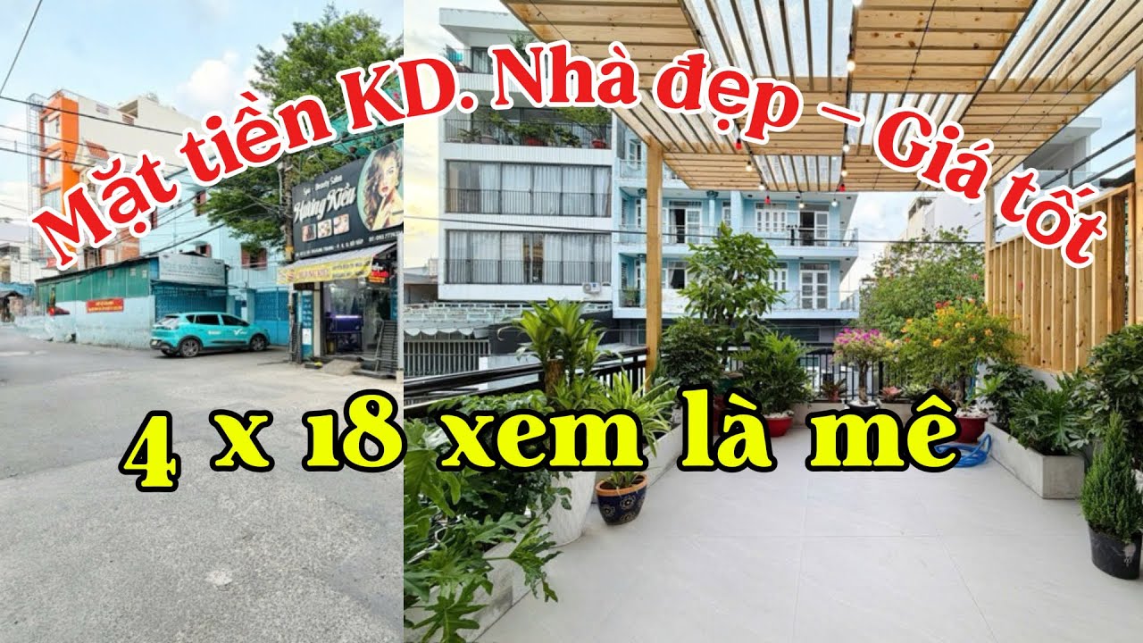 Bán nhà Gò Vấp, vị trí đẹp- 4 x 18 xây 4 tầng tiện ở, Cty, KD. Spa….