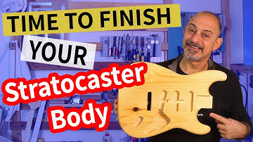 Build a Stratocaster Style Guitar Body – Your Guide -Part 3 - Smoothing