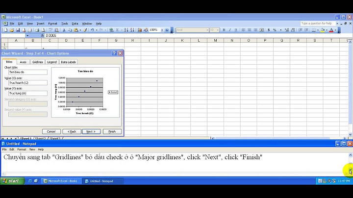 Hướng dẫn lập biểu đồ trong excel 2003 năm 2024