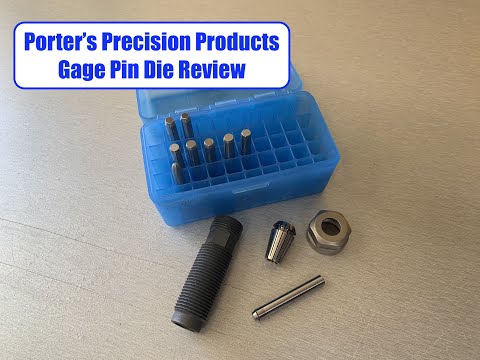 Using Porter's Precision Products Gage Pin Die to Expand Necks