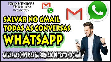 Como ver as conversas do WhatsApp pelo Gmail?