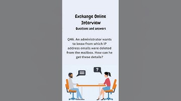 Exchange Online Interview Questions #shorts #youtubeshorts #shortsfeed #office365concepts #interview