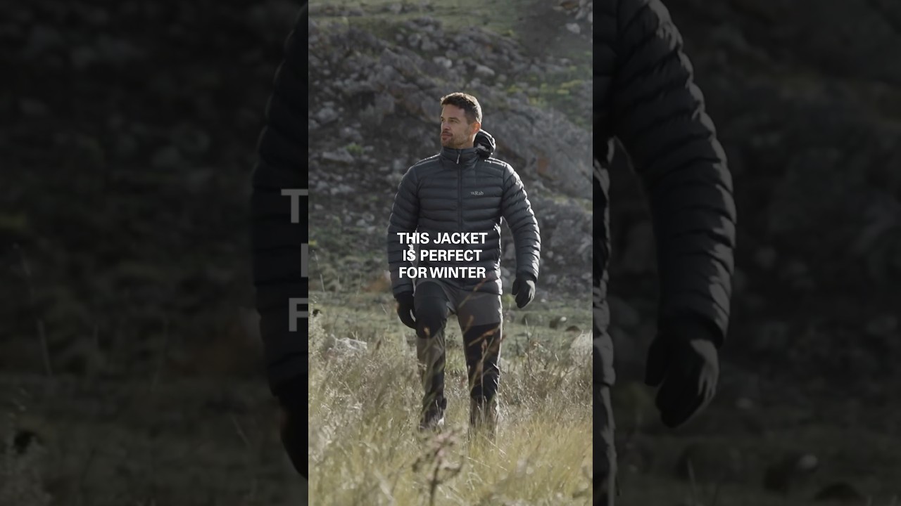 Perfect for cold weather adventures. Get it via or website. ⛰️ #winterjacket #downjacket #rab