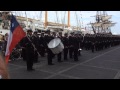 Sail 2015 Amsterdam Banda Marina de Chile parte 2. Chileense marine fanfarekorps deel 2.