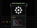 How to create social navigation menu ✨️. #shortsfeed #shorts #viral