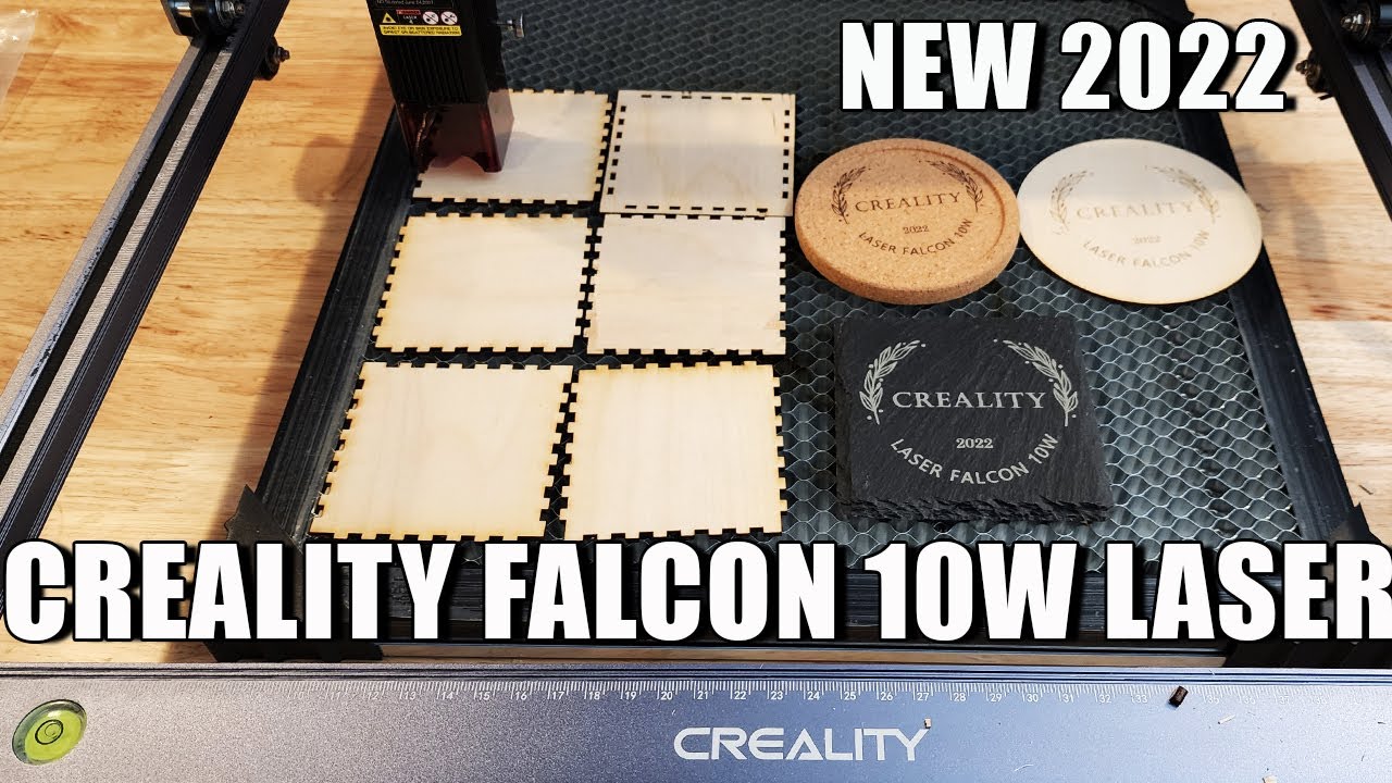Creality CR-LASER-FALCON + Accessories (Engraving & Cutting Machine) -  Overview and Assembly Guide 