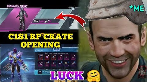 C1S1 RP CRATE OPENING - Battlegrounds Mobile India