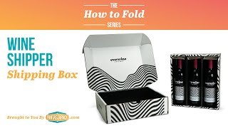 How to Fold the 3 Bottle Wine Shipper - Tutorial | Fantastapack