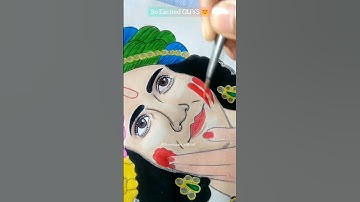 Sumedh Mudgalkar as shree krishna Color Drawing 🥰 #shorts #holispecial #viral #krishna