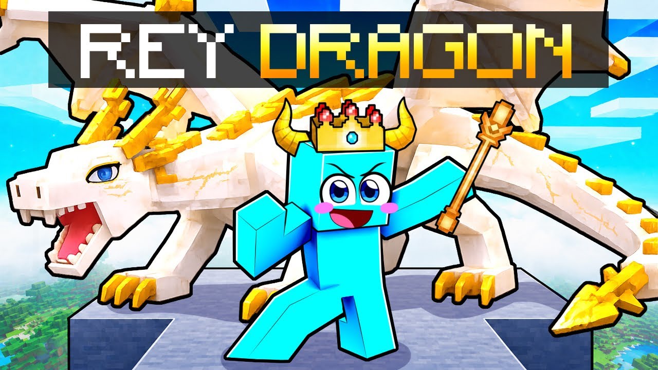 Me Convertí en el REY DRAGÓN en Minecraft!