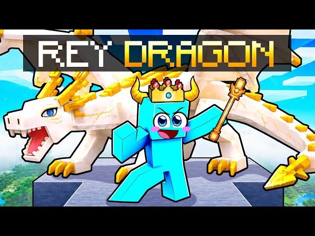 Me Convertí en el REY DRAGÓN en Minecraft!