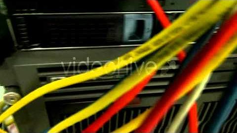 Server Machinery Close-up