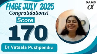 Download Lagu FMGE Score 170 | Dr Vatsala Pushpendra Proud DAMS Student MP3 Download Lagu FMGE Score 170 | Dr Vatsala Pushpendra Proud DAMS Student MP3