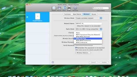 How to setup airport express