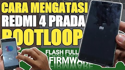 Flash Firmware Redmi 4 Prada bootloop via edl mode 9008, without needing to unlock bootloader