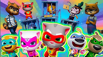 Talking Tom Hero Dash - Discover All The Heroes -Defeat All Bosses - New Update DLSDFKJOP2