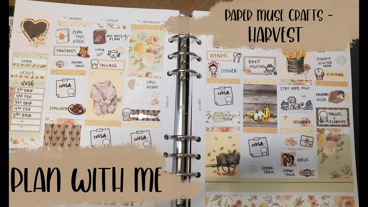 Memory Plan With Me - Paper Muse Crafts (Harvest)