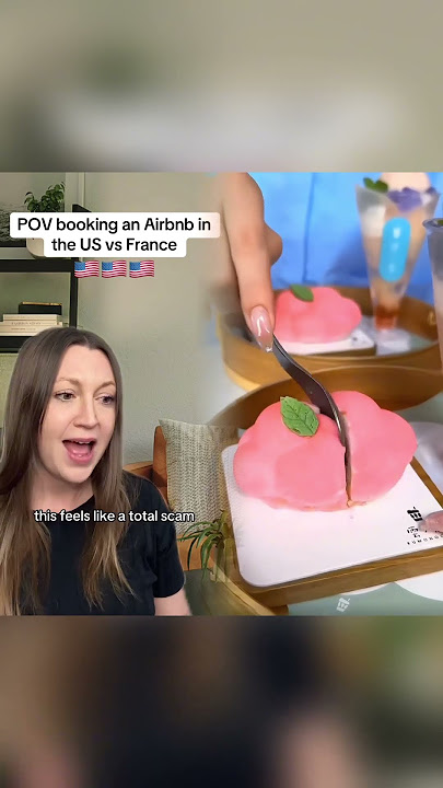 Airbnb prices in the US vs France #usa #american #france #hotel #travel #funny