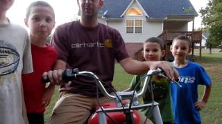 baja warrior mini bike fun review