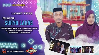 Download Lagu Live Streaming Langen Tayub  SURYO LARAS Bpk TUMARI / Ibu TUNIR Jambu Masaran Bendungan - Trenggalek MP3