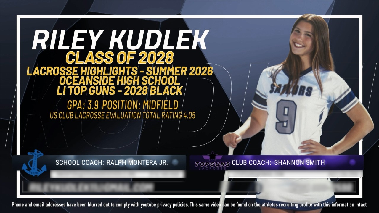 Riley Kudlek - Lacrosse Highlights Summer 2026