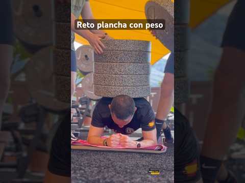 🏋️ ¿Cuánto aguantas? El reto de la plancha con peso máximo