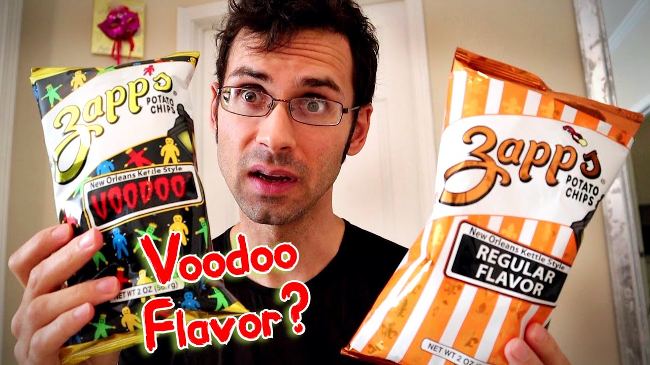 ZAPPS POTATO CHIPS Taste Testing New Orleans Favorite Junk Food! YouTube
