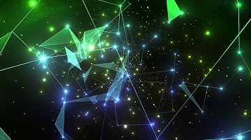 plexus spark Green sparkling | Background video | Abstract Plexus background | ASHI-VFX