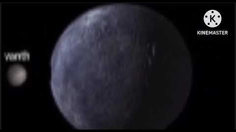 Orcus moon size comparison