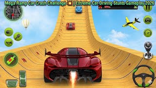 Mega Ramp Car Crash Challenge 💥 | Extreme Car Driving Stunts Gameplay 2026 screenshot 4