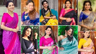 Nakshathra Nagesh Tamilum Saraswathiyum Actress Sarees