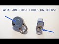 What Are The Small Codes You Sometimes See Printed On Locks?