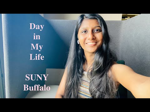 Day in my life | Visiting Student union and Library at SUNY Buffalo | Sanchiti Patil