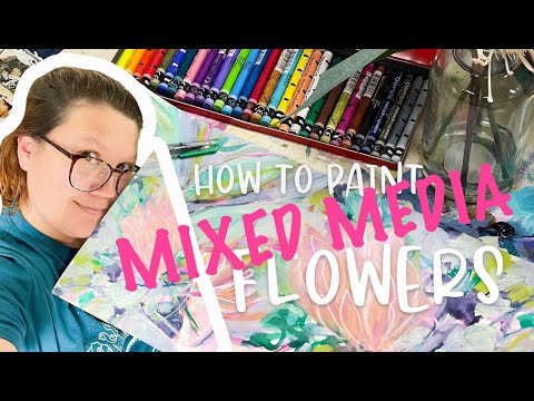 EASY Posca Paint Pens PRO TIP for Mind-Blowing MIXED MEDIA