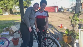 '20 miles' | Stockton school campus supervisor buys student new bike after theft