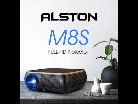 ALSTON M8S Full HD 1080P Projector