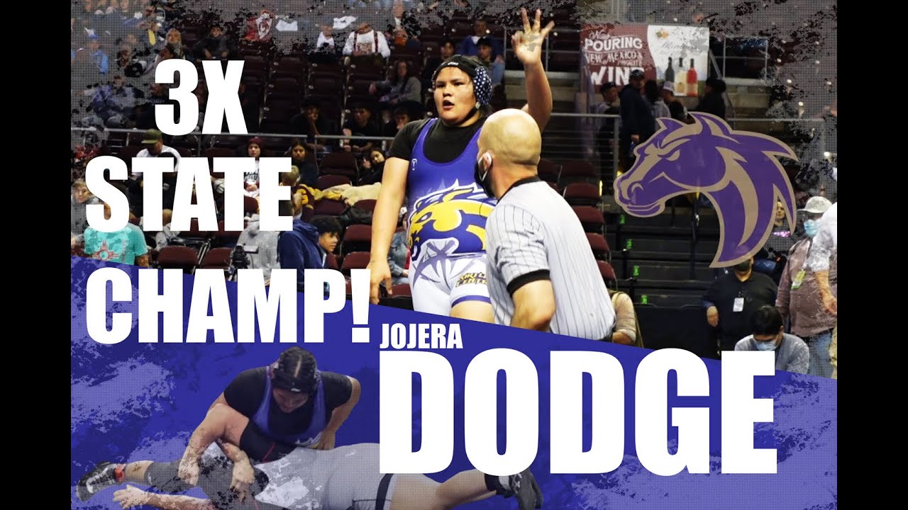 JoJera Dodge is a 3x State Champ! 2022 NMAA Girls State Wrestling Championships