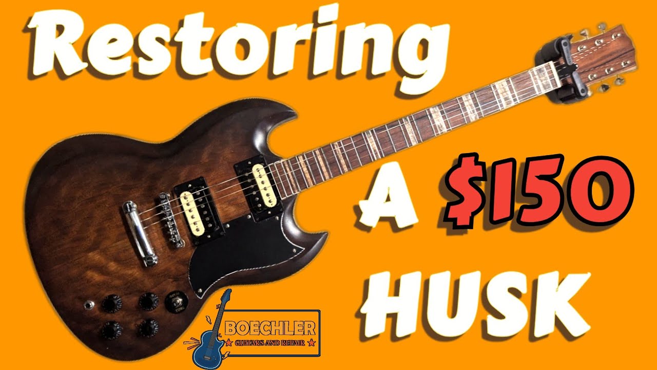 1970's Gibson Style Custom Build SG Husk Restoration Project - YouTube