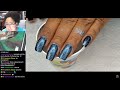 Nail Polish Testing | Mermaid Inspired Water Marble Extended Nail Art Tutorial [Streamed 8/21/19]