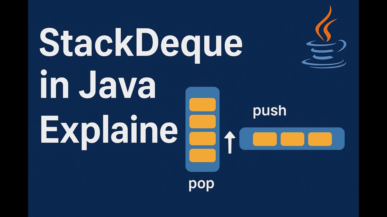 StackDeque Explained in Java . - YouTube