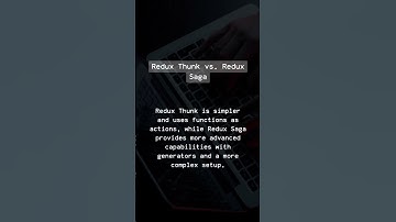 What are the differences between Redux Thunk and Redux Saga? #shorts #reactjs