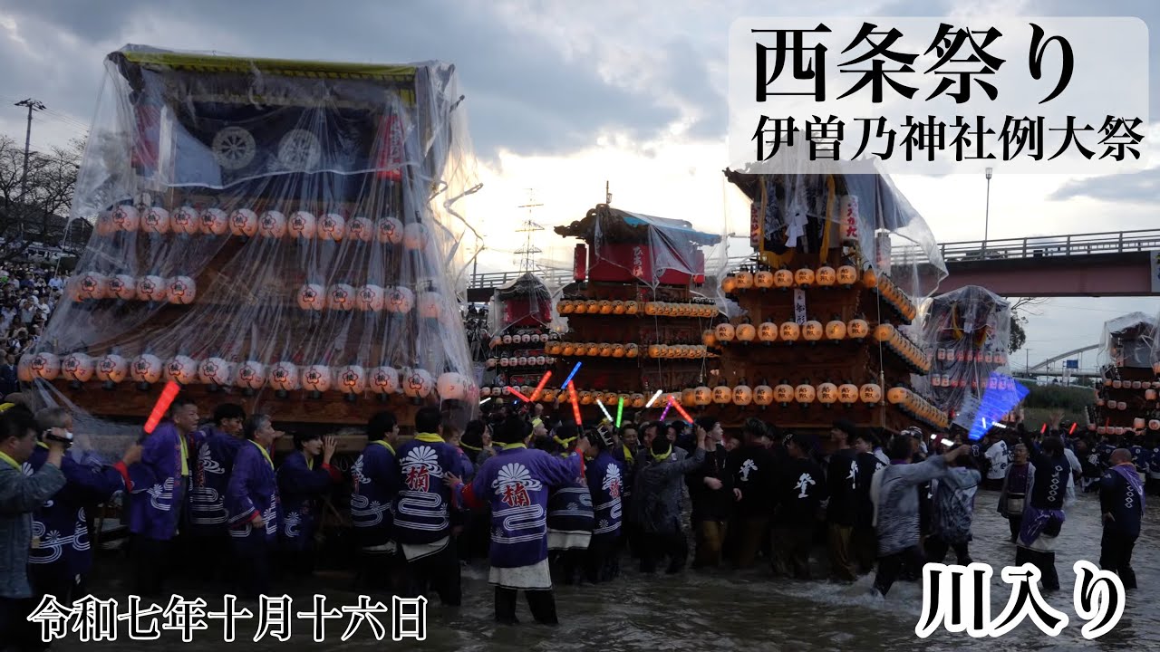 西条祭り 2025 川入り