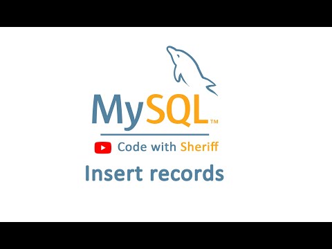 MySQL Insert records | tutorial for beginners | Tamil | Code with Sheriff